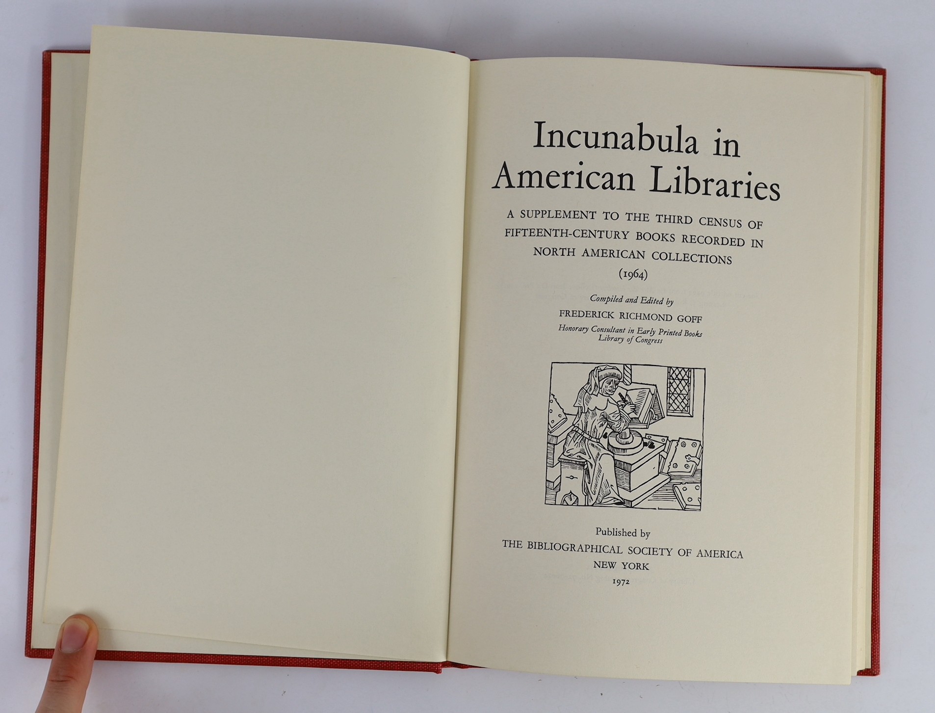 Books on books: Praz,Mario: Studies in Seventeenth-Century Imagery(including a, bibliography of Emblem Books), Roma: Edizioni di Storia e Letteratura; 1964, 4to, 2nd edition, 1 vol., 607pp+{2}